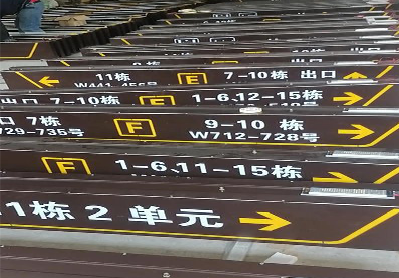  五河广告标识中，常见的几种安装方式。