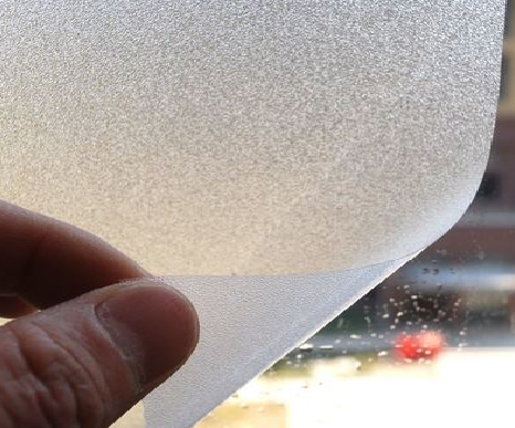  五河玻璃门外面粘广告用什么材料好？