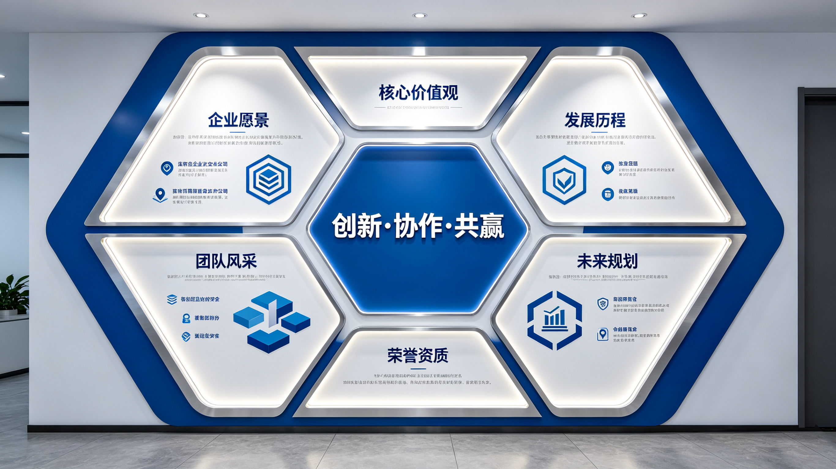  五河企业文化墙六边形避坑指南（新手常犯5个错误）